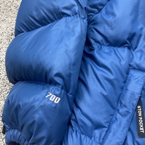 North Face 700 Down Jacket Mens Large Nuptse Puffer Stow Pocket Winter Coat - Picture 6 of 12